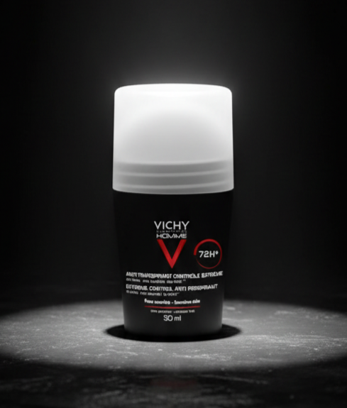 Vichy Homme Roll On Deodorant Sensitive Skin 72H